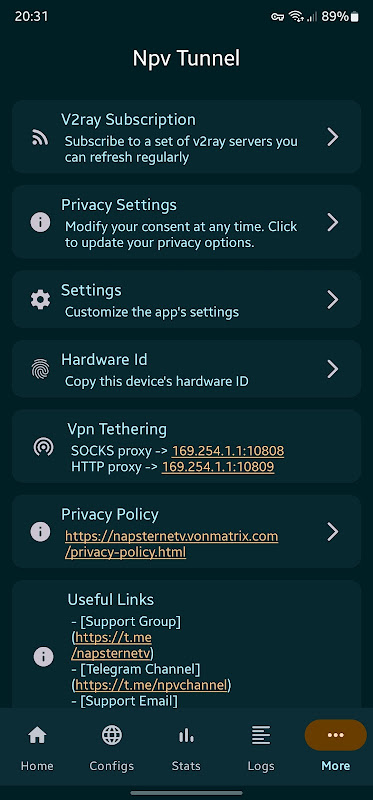 Npv Tunnel V2ray/SSH 5
